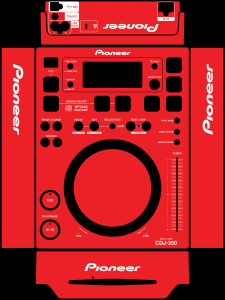 CDJ350 Red